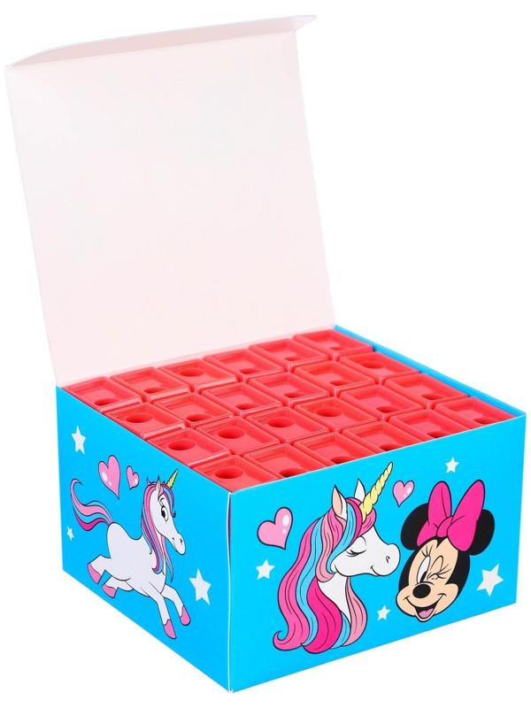 Точилка пластиковая прямоугольная, Минни Маус