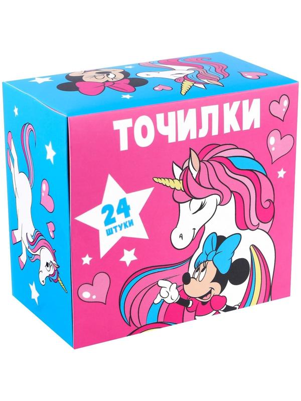 Точилка пластиковая прямоугольная, Минни Маус