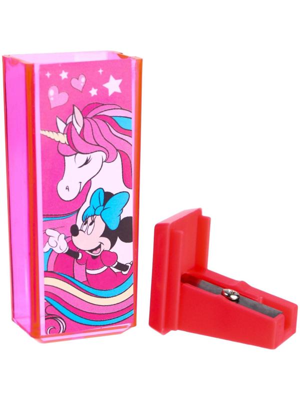 Точилка пластиковая прямоугольная, Минни Маус