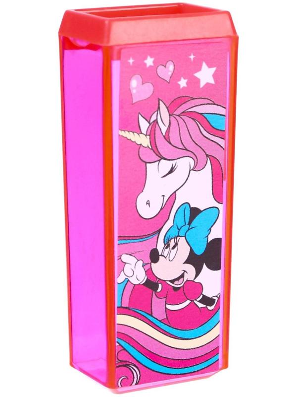 Точилка пластиковая прямоугольная, Минни Маус