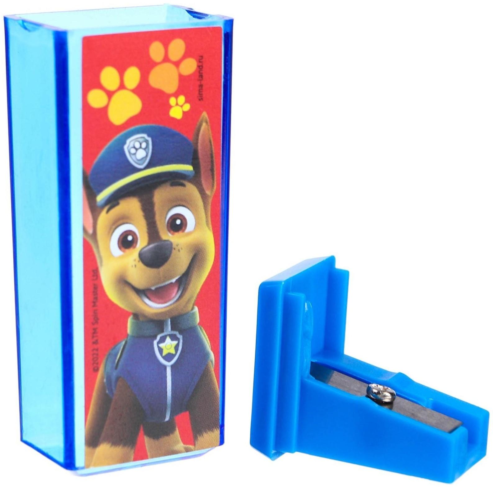 Точилка пластиковая прямоугольная, PAW PATROL
