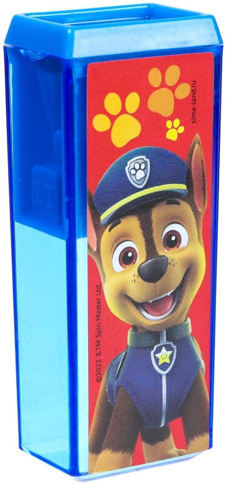 Точилка пластиковая прямоугольная, PAW PATROL