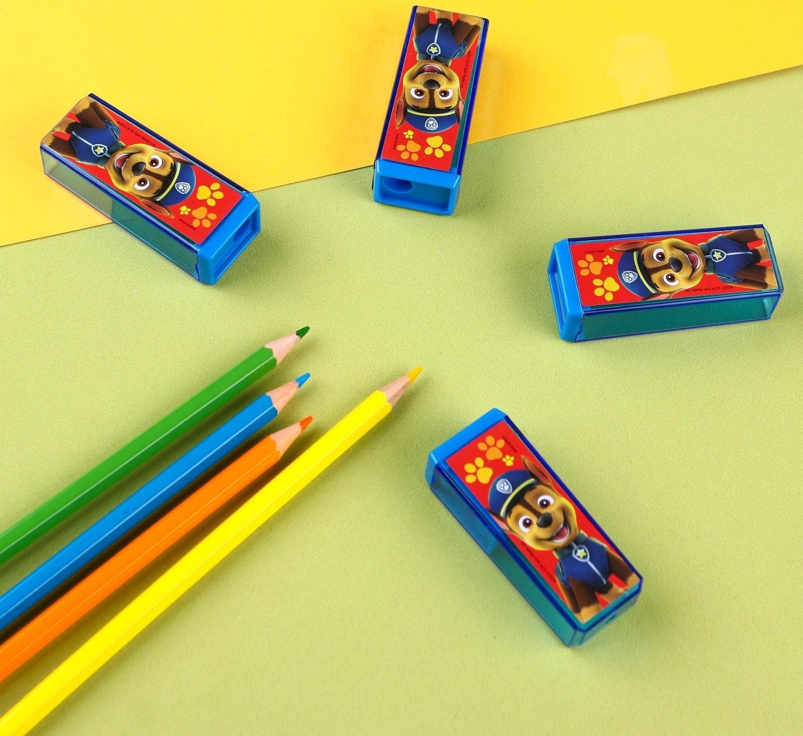 Точилка пластиковая прямоугольная, PAW PATROL