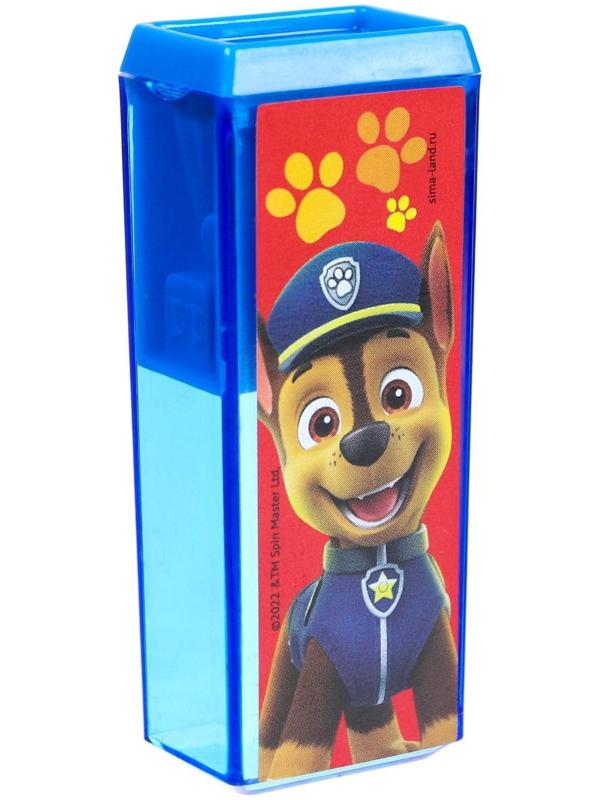 Точилка пластиковая прямоугольная, PAW PATROL