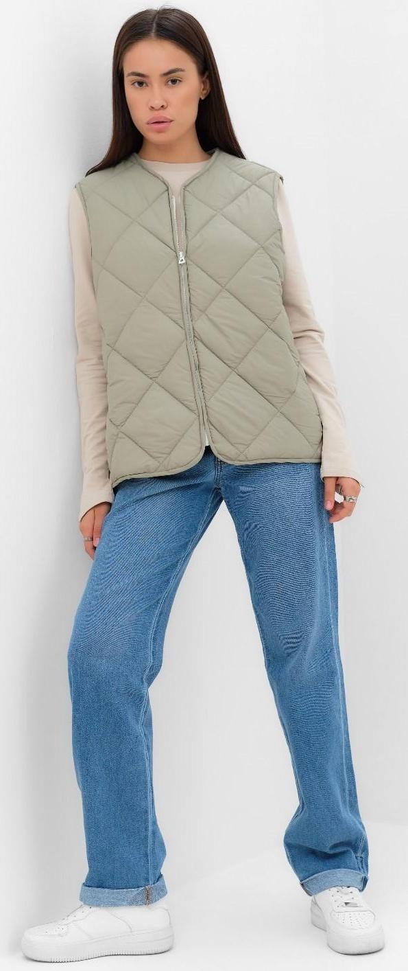 Жилет женский стеганый MIST размер 50, зелёный