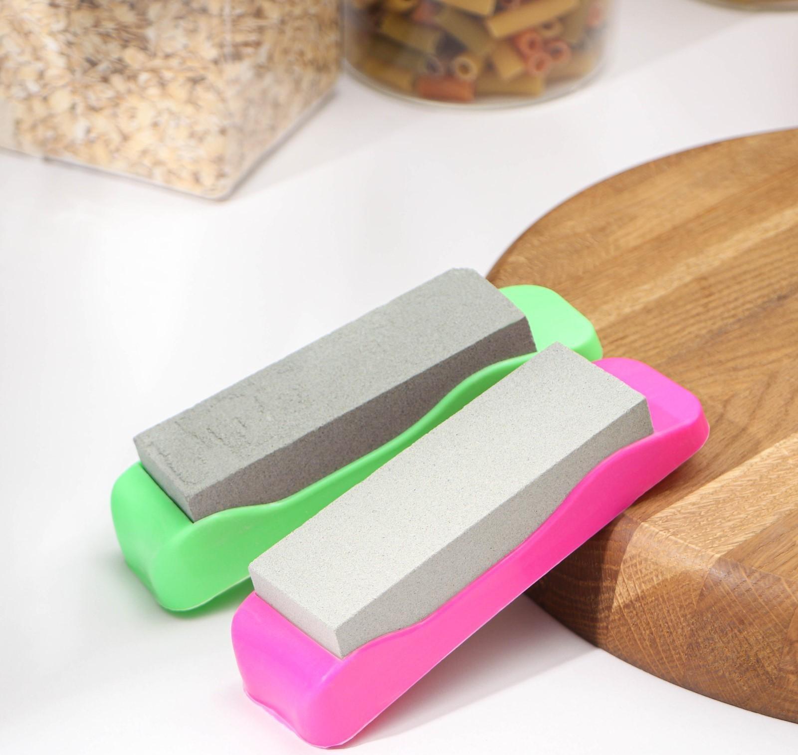 Точильный камень Доляна, 14,5 см, цвет МИКС