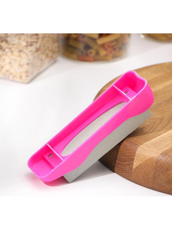 Точильный камень Доляна, 14,5 см, цвет МИКС