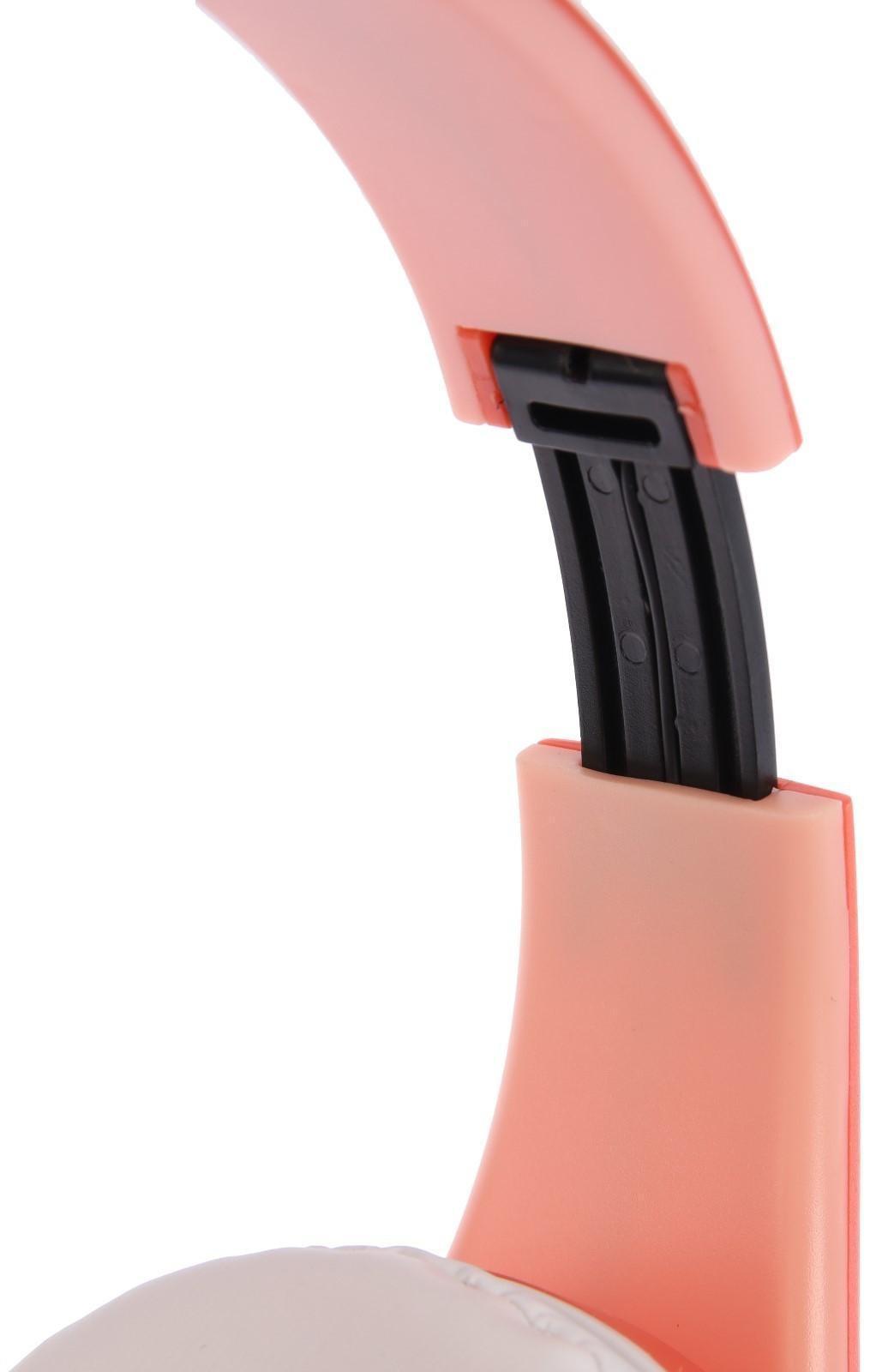 Наушники Т47, беспроводные, полноразмерные, BT, microSD, FM, микрофон, AUX, оранжевые