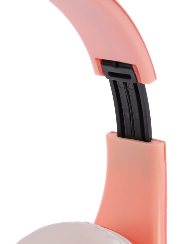 Наушники Т47, беспроводные, полноразмерные, BT, microSD, FM, микрофон, AUX, оранжевые