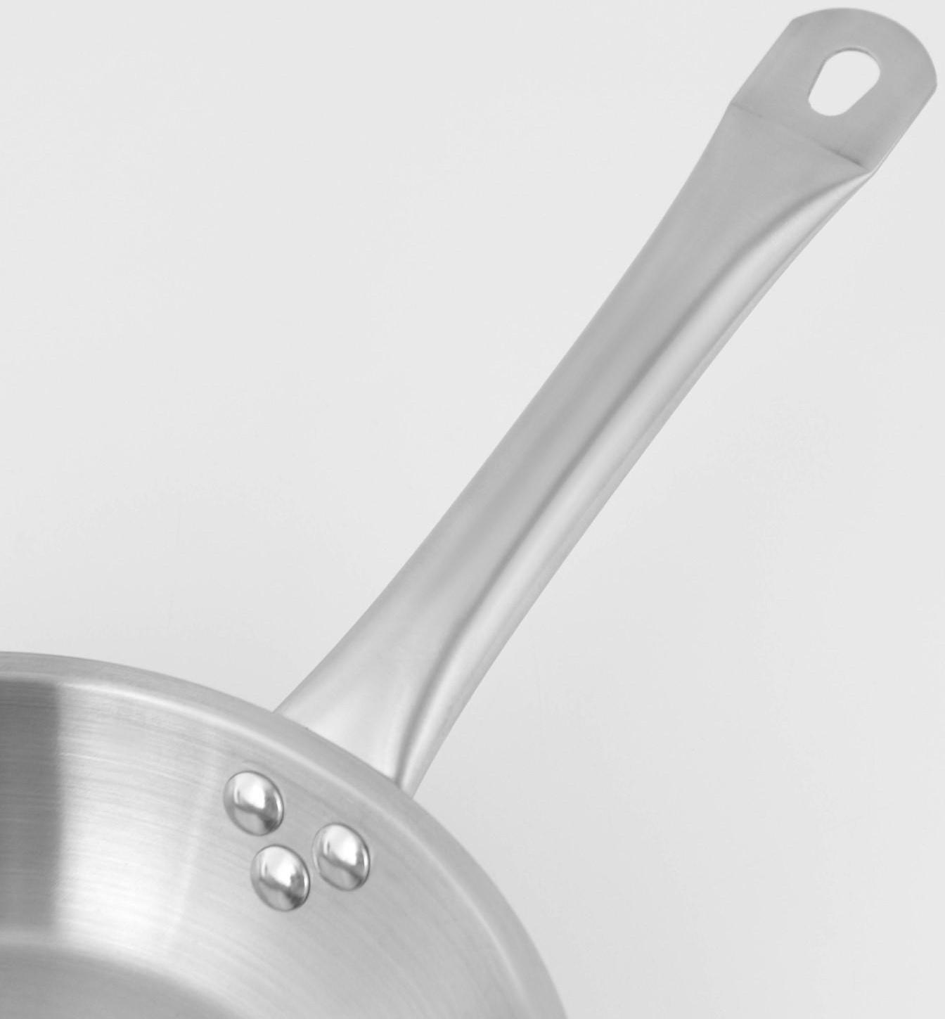 Сковорода из нержавеющей стали Hanna Knövell, d=22 см, h=5,5 см, толщина стенки 0,6 мм, длина ручки 21,5 см, индукция