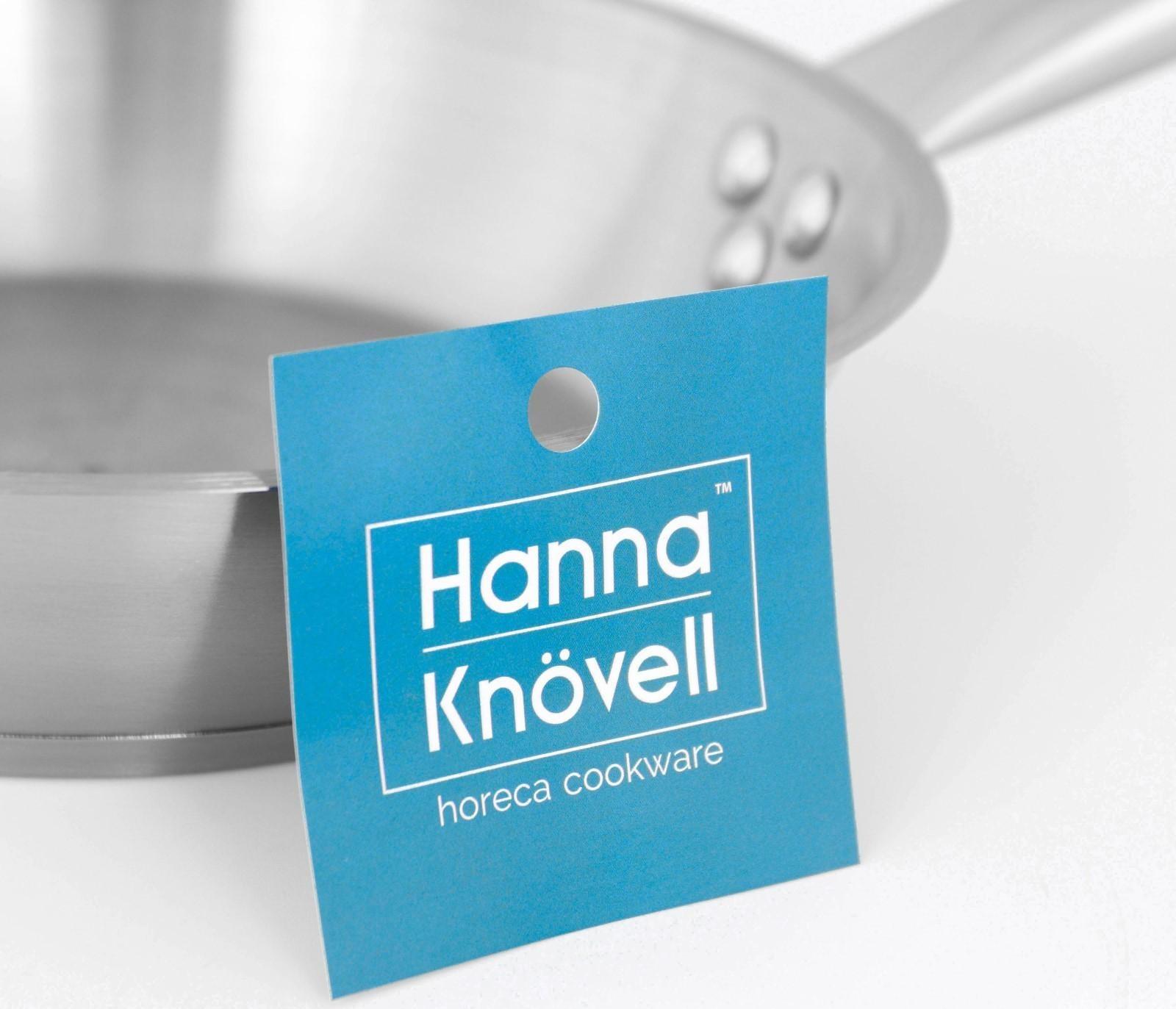 Сковорода из нержавеющей стали Hanna Knövell, d=22 см, h=5,5 см, толщина стенки 0,6 мм, длина ручки 21,5 см, индукция