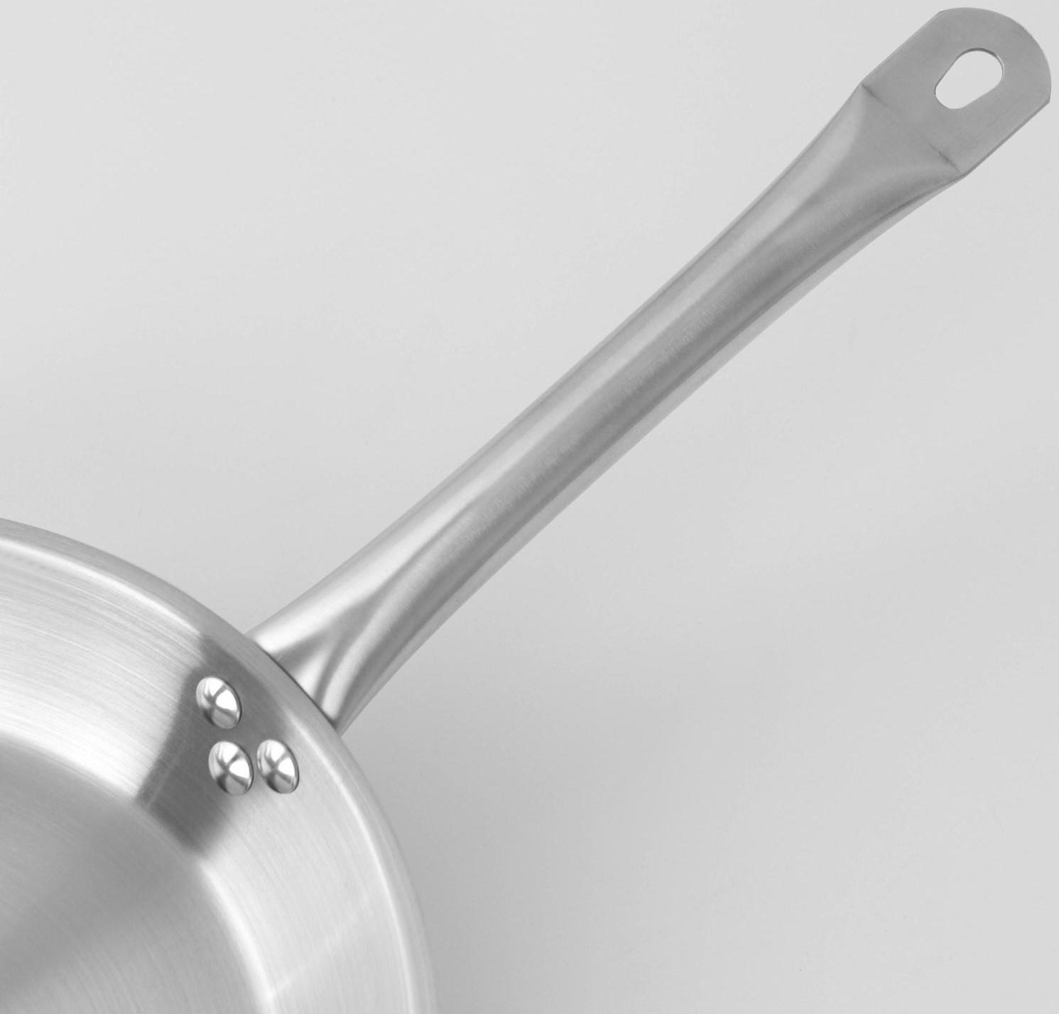 Сковорода из нержавеющей стали Hanna Knövell, d=26 см, h=5 см, толщина стенки 0,6 мм, длина ручки 25 см, индукция