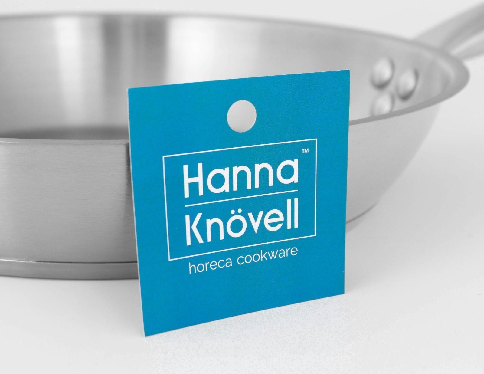 Сковорода из нержавеющей стали Hanna Knövell, d=26 см, h=5 см, толщина стенки 0,6 мм, длина ручки 25 см, индукция