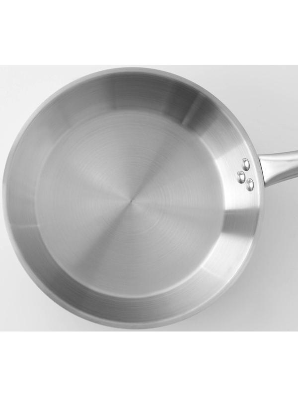 Сковорода из нержавеющей стали Hanna Knövell, d=26 см, h=5 см, толщина стенки 0,6 мм, длина ручки 25 см, индукция