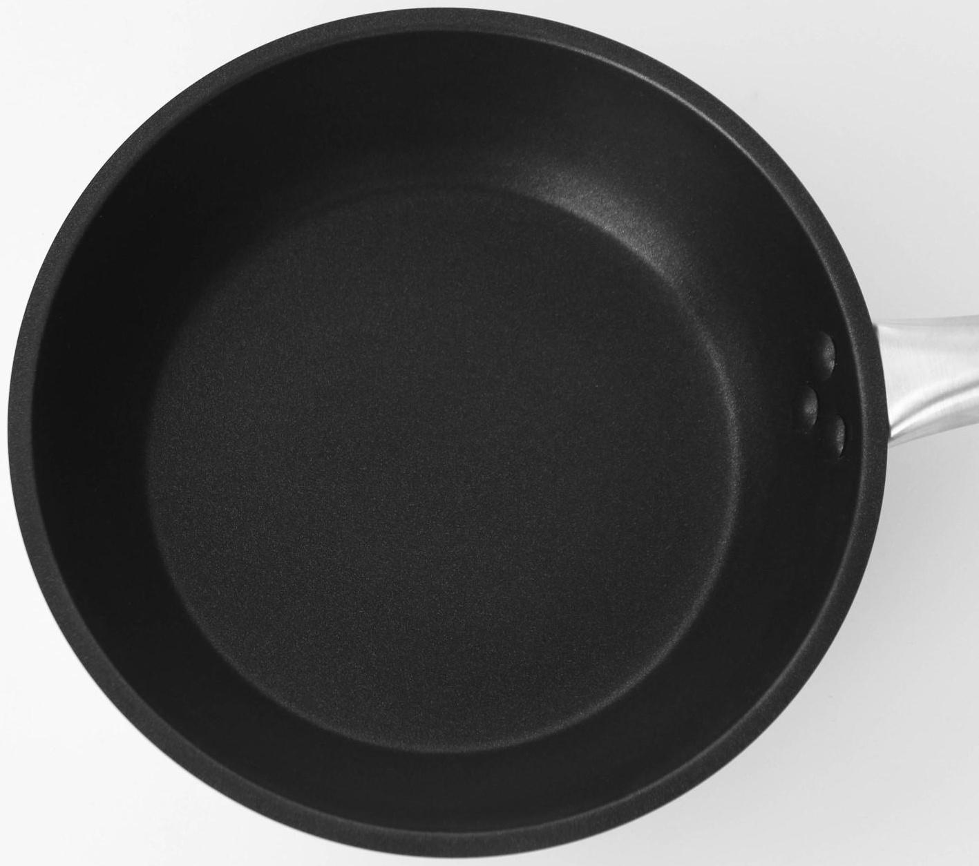 Сковорода из нержавеющей стали Hanna Knövell, d=22 см, h=5,5 см, толщина стенки 0,6 мм, длина ручки 21,5 см, антипригарное покрытие, индукция