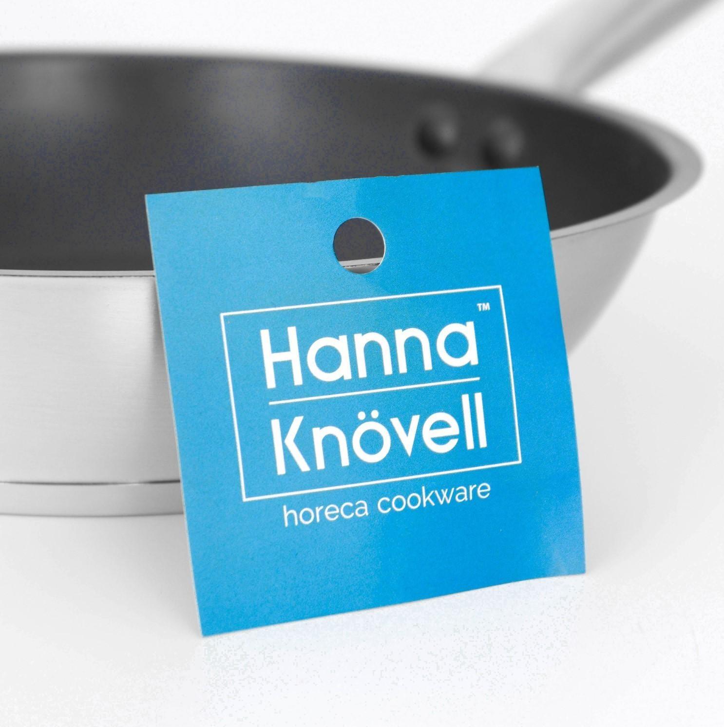 Сковорода из нержавеющей стали Hanna Knövell, d=24 см, h=5,5, толщина стенки 0,6 мм, длина ручки 21,5 см, антипригарное покрытие, индукция