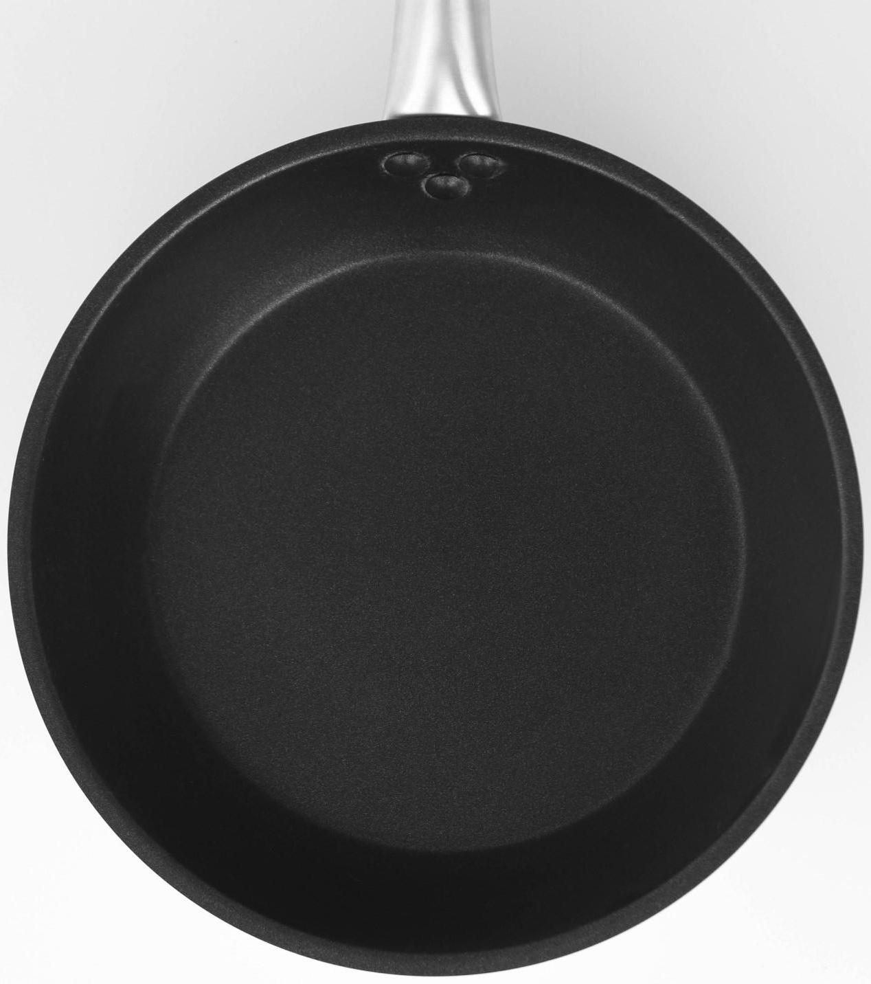 Сковорода из нержавеющей стали Hanna Knövell, d=24 см, h=5,5, толщина стенки 0,6 мм, длина ручки 21,5 см, антипригарное покрытие, индукция