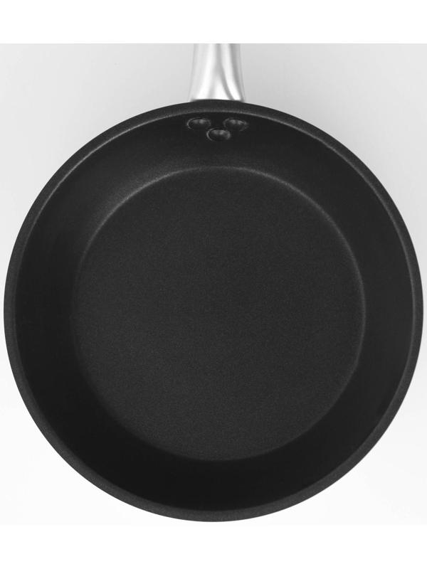 Сковорода из нержавеющей стали Hanna Knövell, d=24 см, h=5,5, толщина стенки 0,6 мм, длина ручки 21,5 см, антипригарное покрытие, индукция