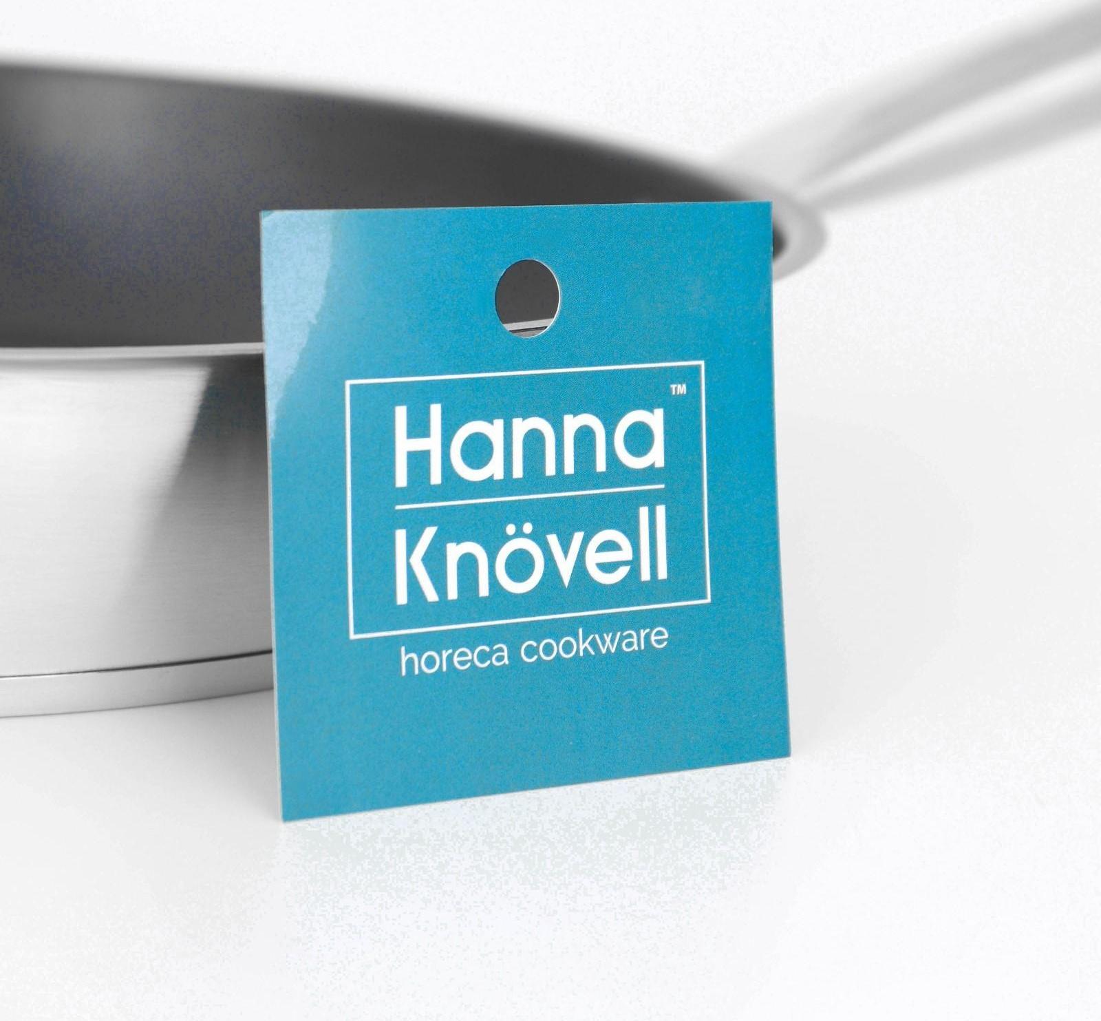 Сковорода из нержавеющей стали Hanna Knövell, d=28 см, h=5,5, толщина стенки 0,6 мм, длина ручки 25 см, антипригарное покрытие, индукция