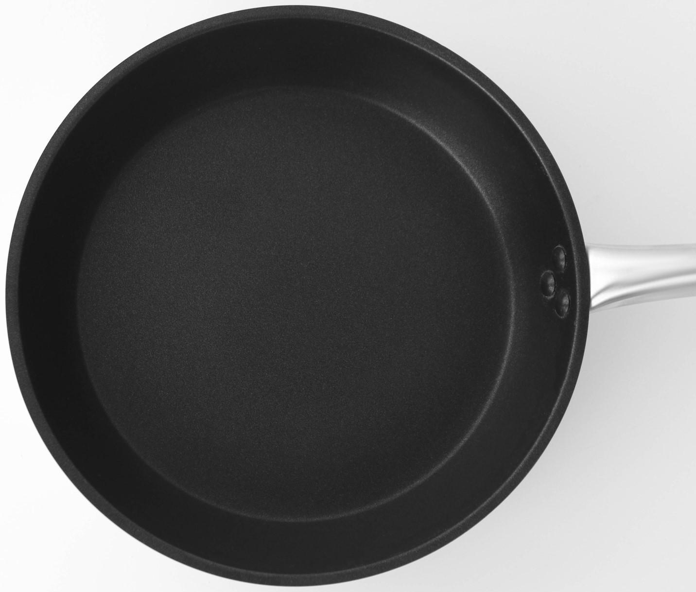 Сковорода из нержавеющей стали Hanna Knövell, d=28 см, h=5,5, толщина стенки 0,6 мм, длина ручки 25 см, антипригарное покрытие, индукция