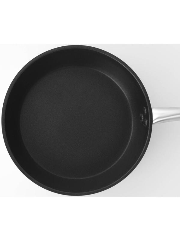 Сковорода из нержавеющей стали Hanna Knövell, d=28 см, h=5,5, толщина стенки 0,6 мм, длина ручки 25 см, антипригарное покрытие, индукция
