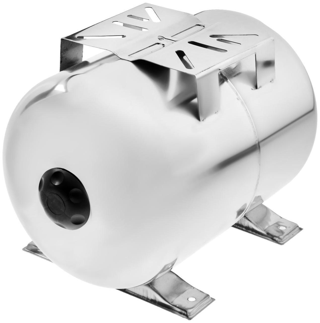 Гидроаккумулятор Oasis GH-24NS, для систем водоснабжения, горизонтальный, 24 л, нерж. сталь