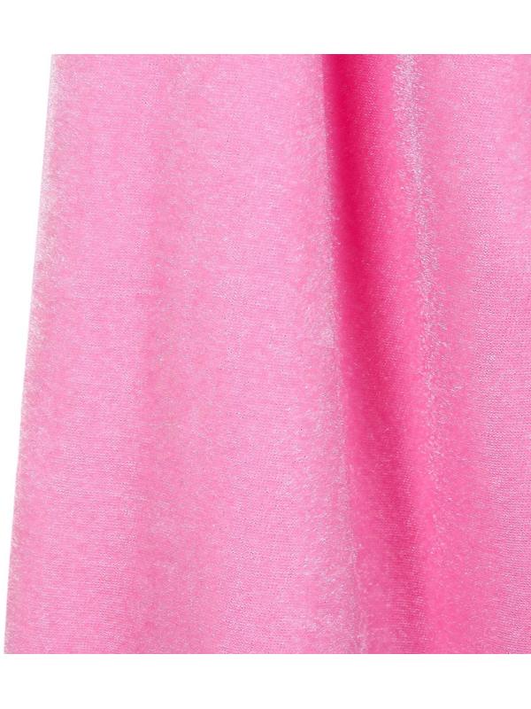 Карнавальный плащ детский, плюш розовый, длина 85 см