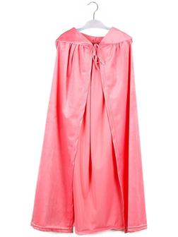 Карнавальный плащ детский, плюш розовый, длина 95 см