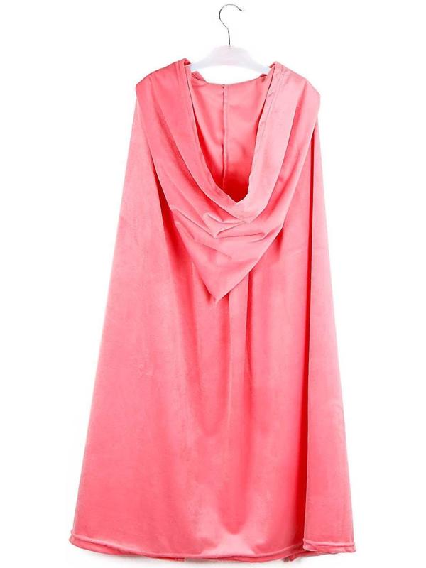 Карнавальный плащ детский, плюш розовый, длина 95 см