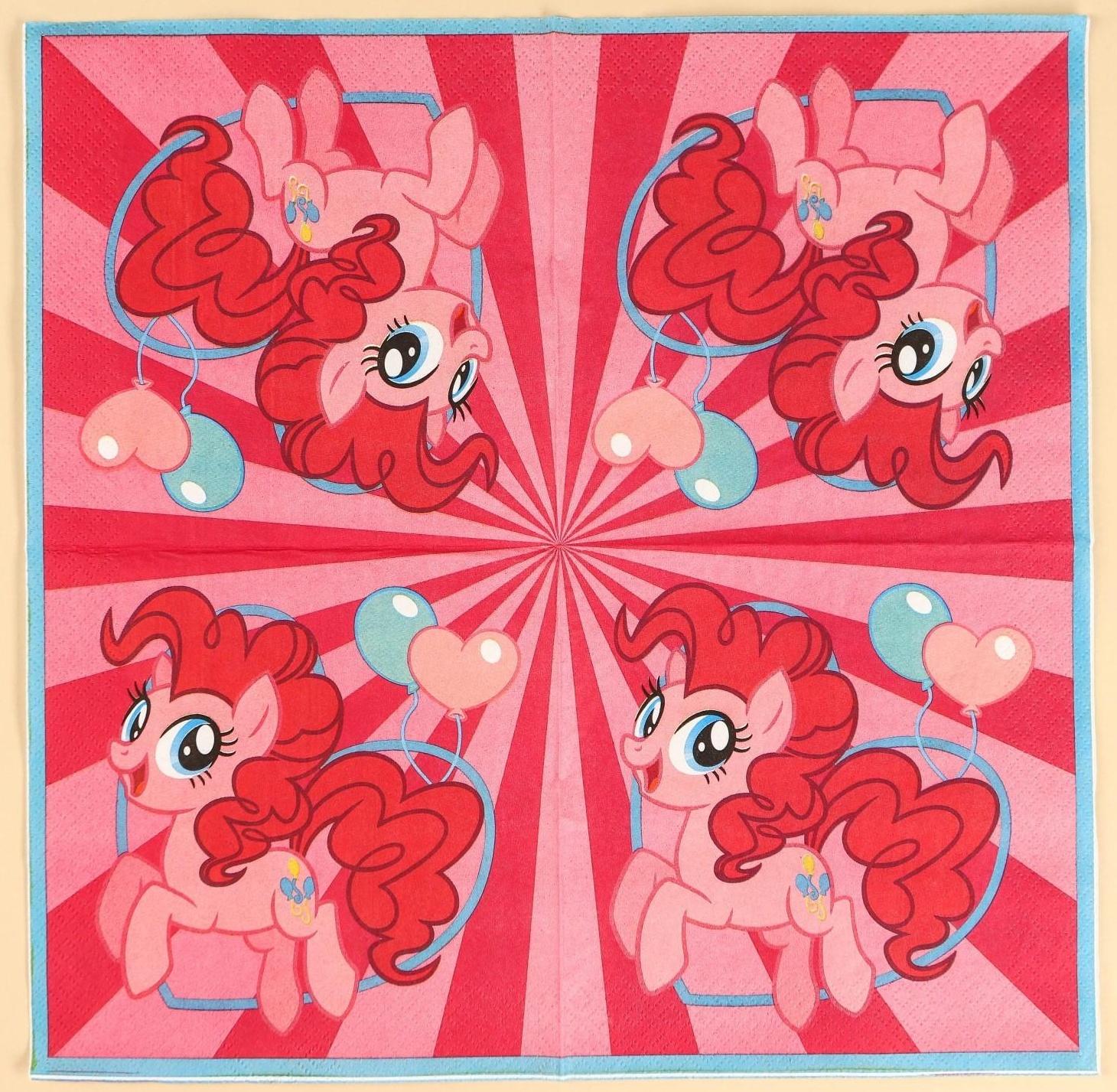Салфетки бумажные My little pony, 33х33 см, 20 шт., 3-х слойные
