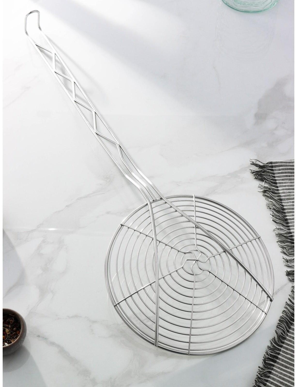 Шумовка спиральная из нержавеющей стали Доляна «Индия», 69×22,5 см