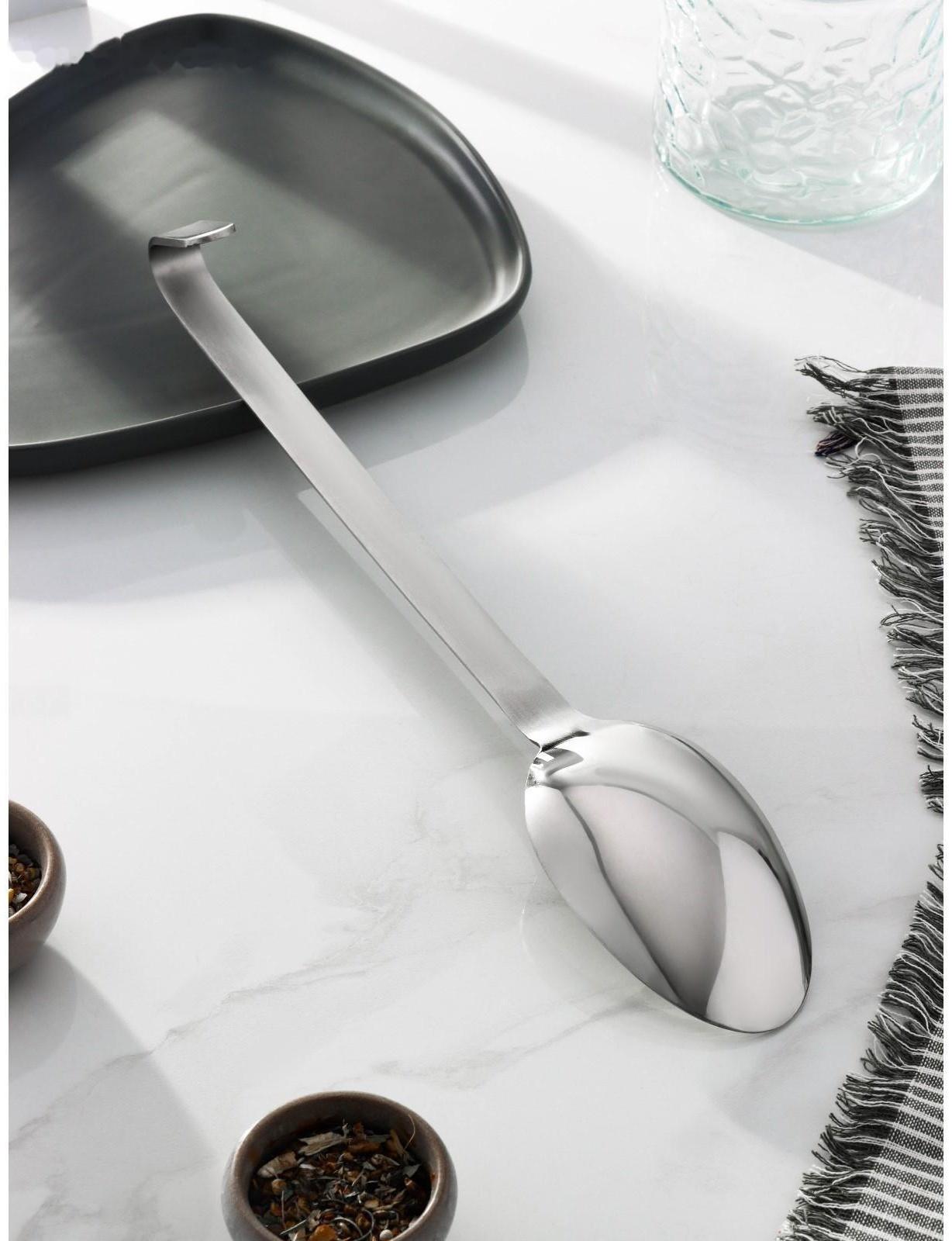 Ложка гарнирная из нержавеющей стали Доляна «Индия», 37×7 см, толщина 3 мм