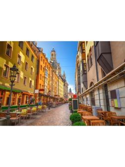 Палитра. Холст с красками 40 × 50 см, 20 цв. «Тихое утро в городе»