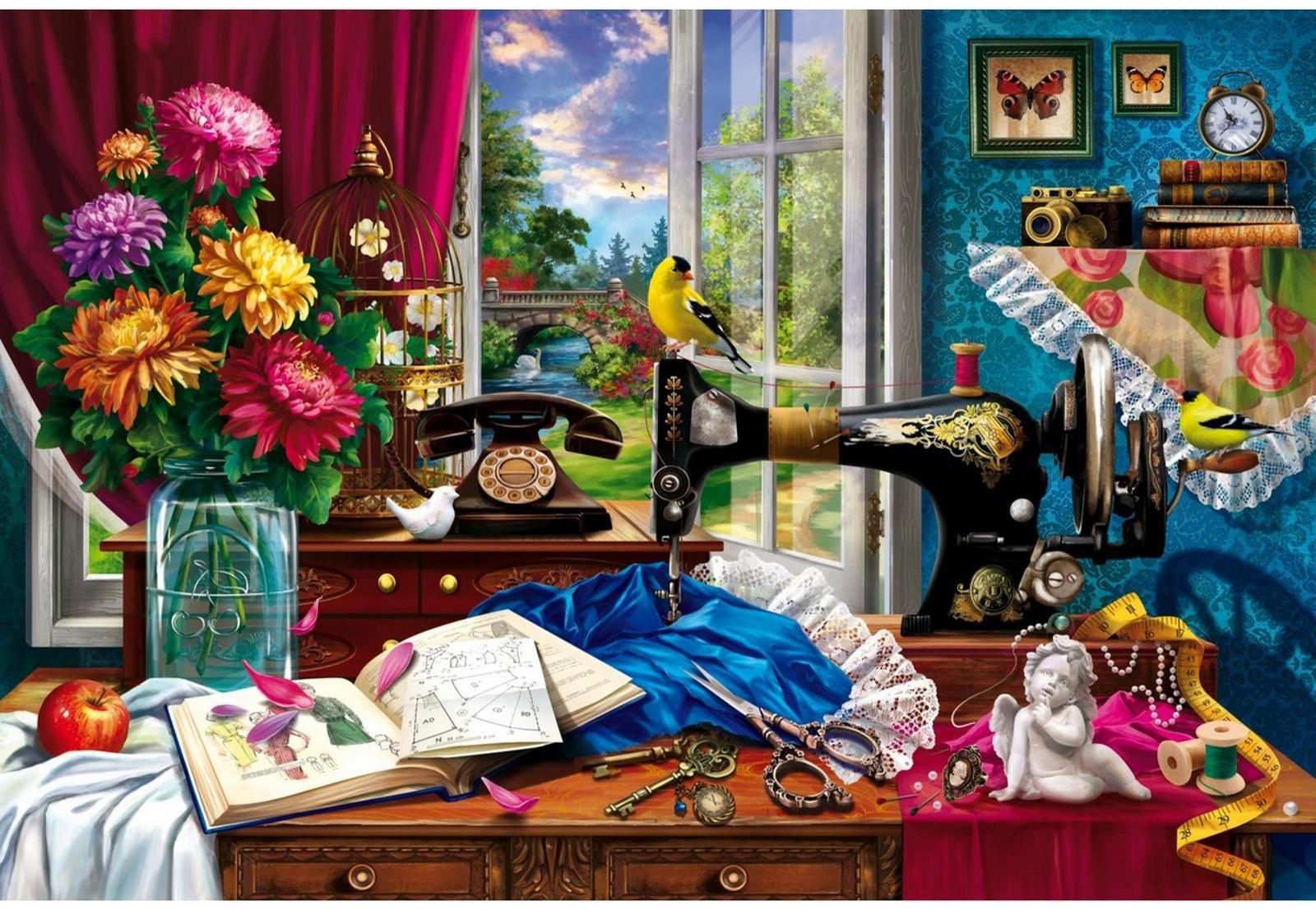 Холст с красками 30 × 40 см, «Винтажный натюрморт»