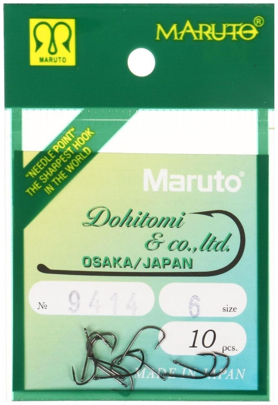 Крючки универсальные Maruto 9414, цвет BN, № 6, 10 шт.