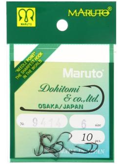 Крючки универсальные Maruto 9414, цвет BN, № 6, 10 шт.