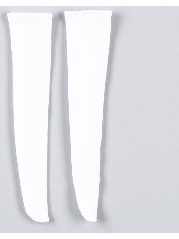 Гольфы выше колена для куклы, цвет белый