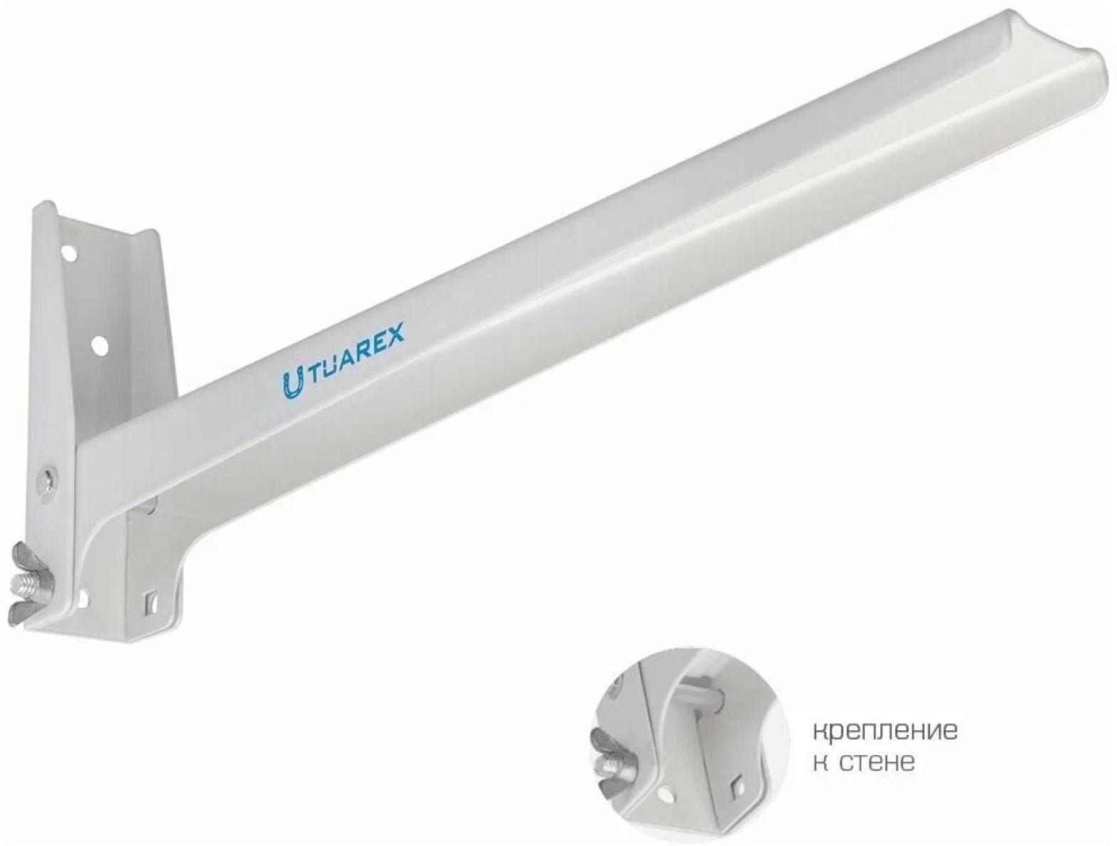 Кронштейн Tuarex CORSA-101, для СВЧ, настенный, до 20 кг, фиксированный, белый