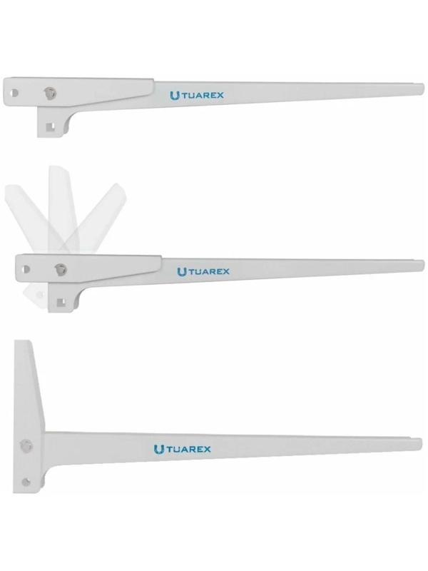 Кронштейн Tuarex CORSA-101, для СВЧ, настенный, до 20 кг, фиксированный, белый