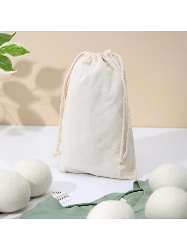 Шарики для стирки и сушки белья, набор 6 шт, натуральная шерсть