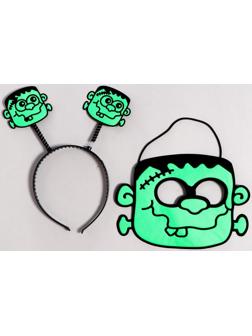 Карнавальный набор «Лицо», 2 предмета: ободок, маска