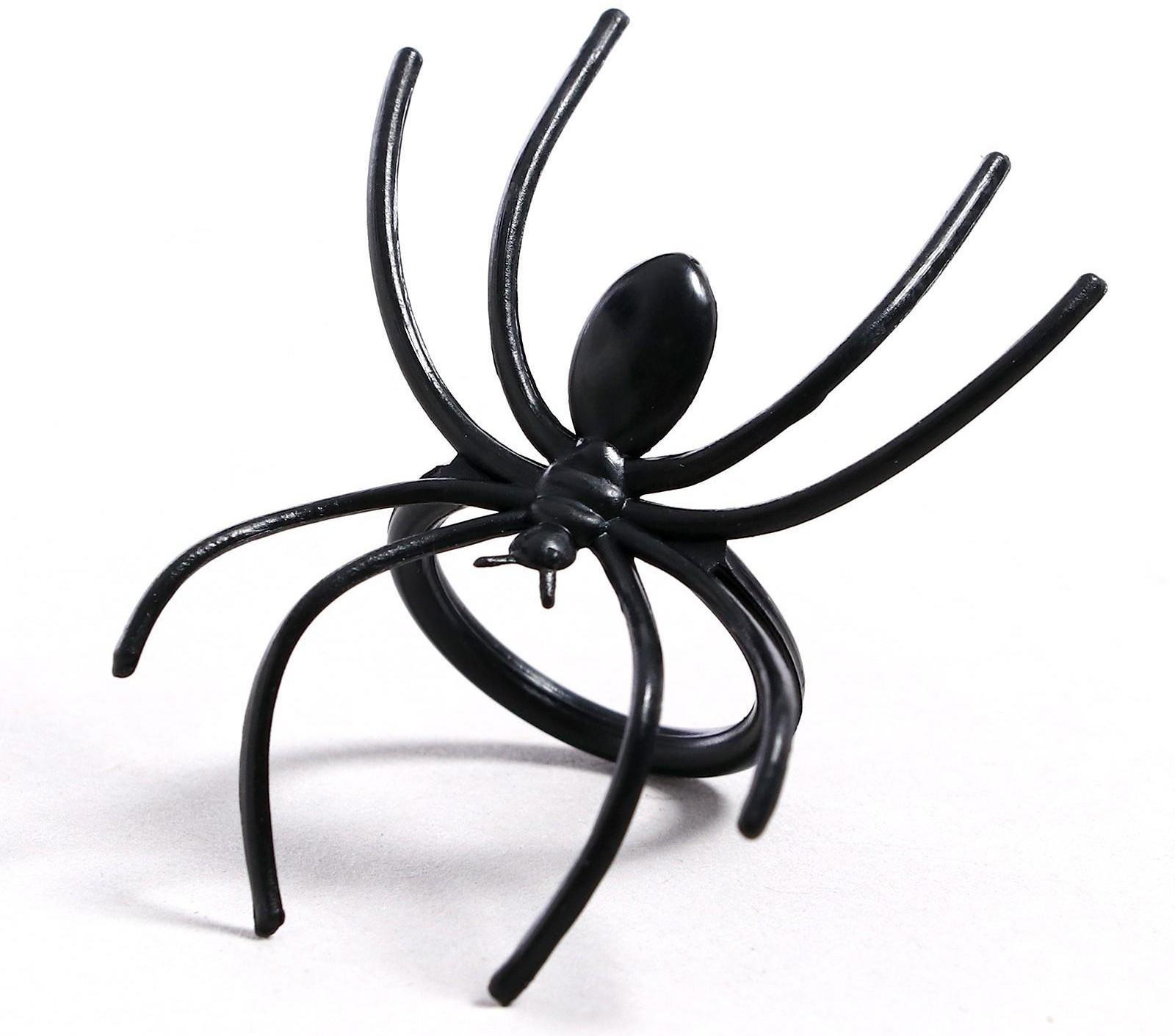 Карнавальное кольцо «Паук», набор 12 штук