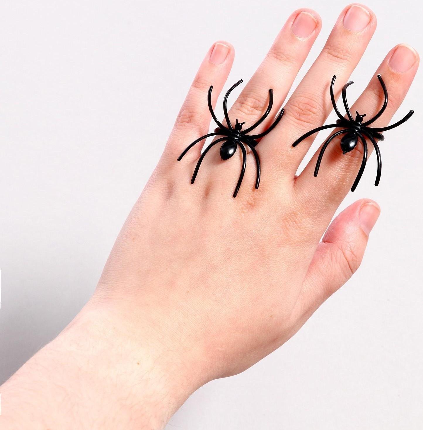 Карнавальное кольцо «Паук», набор 12 штук