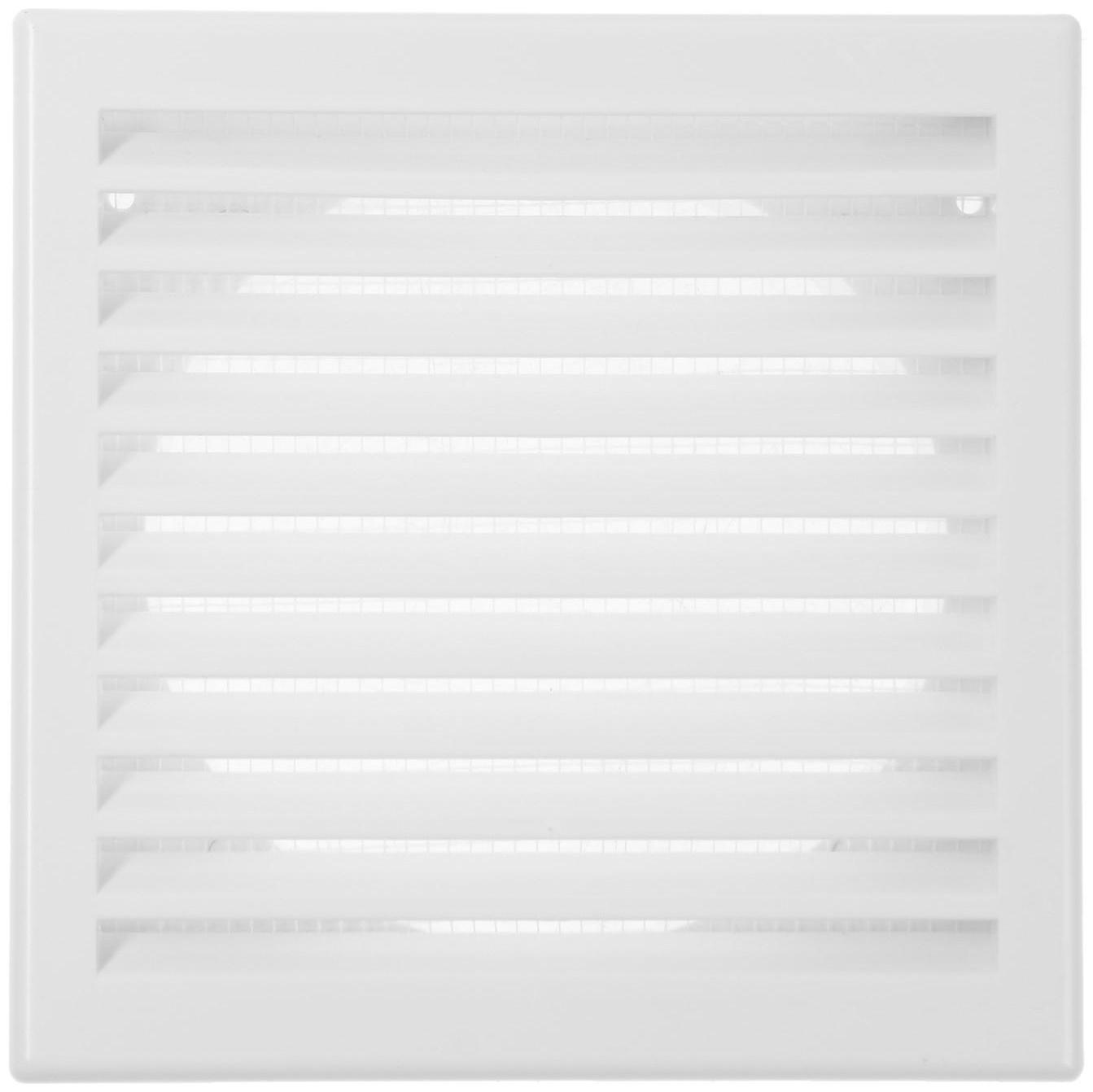 Площадка торцевая ZEIN Люкс Л160/125КВ, 160х160 мм, с круглым фланцем d=125 мм, с решеткой