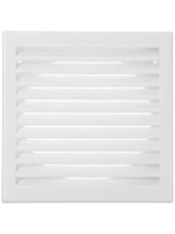 Площадка торцевая ZEIN Люкс Л160/125КВ, 160х160 мм, с круглым фланцем d=125 мм, с решеткой