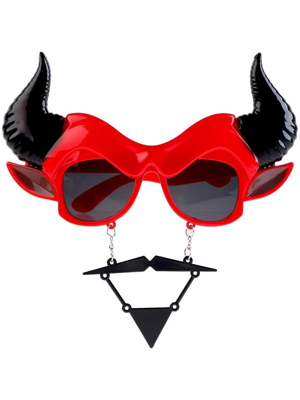 Карнавальные очки «Дьявол с усами»