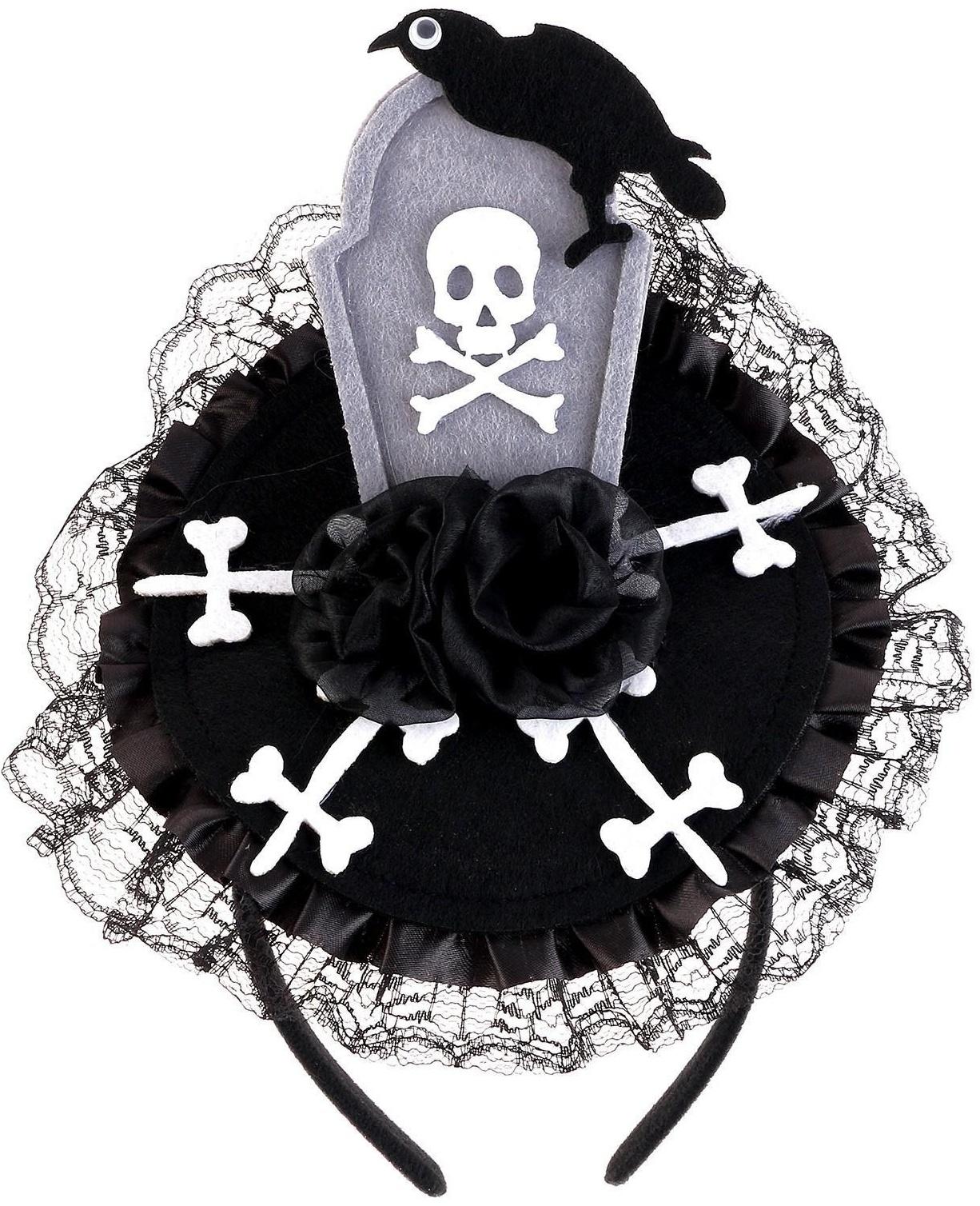 Карнавальный ободок «Ворон»