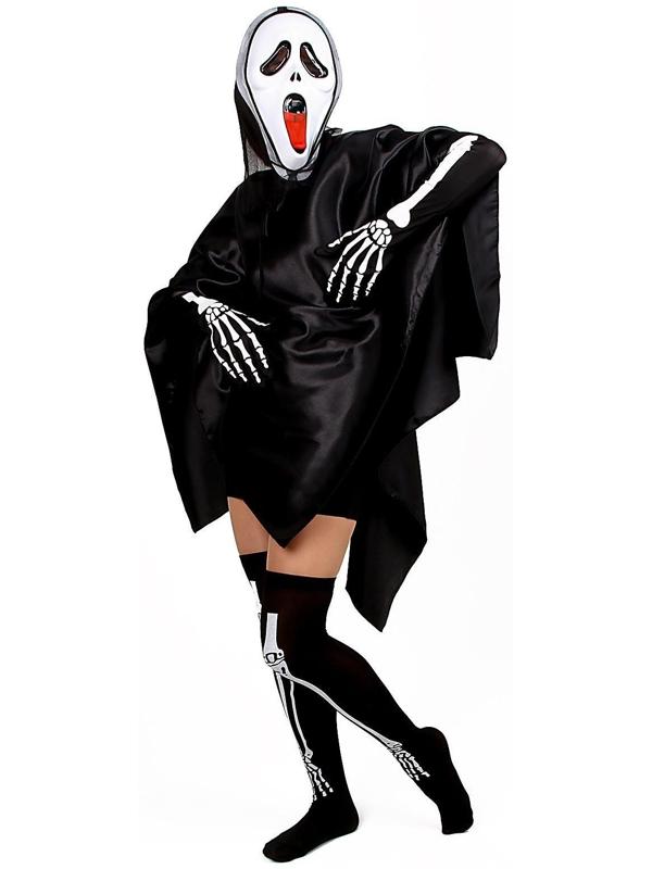 Карнавальный набор для Хэллоуина «Смерть», взрослый, цвет чёрный