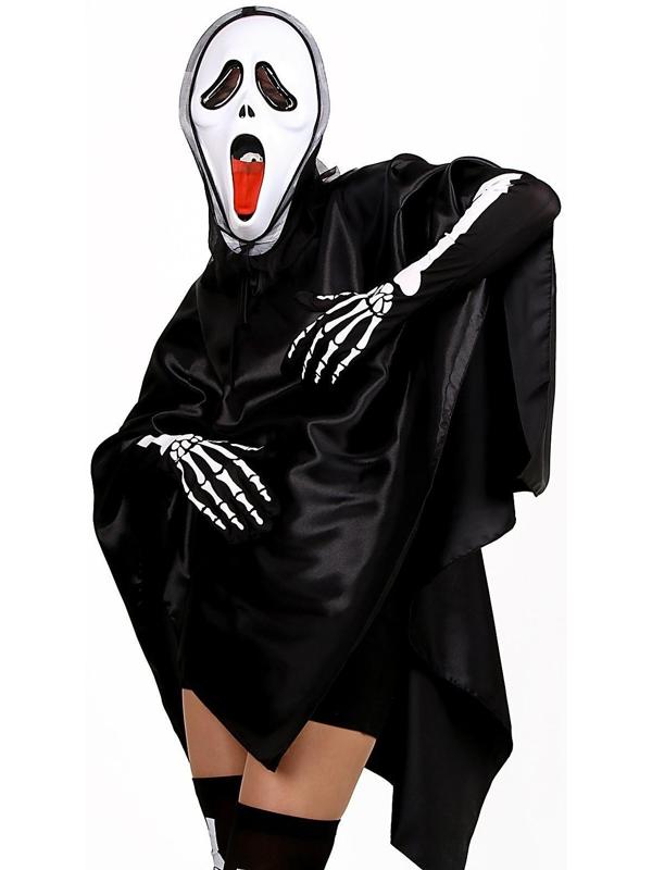 Карнавальный набор для Хэллоуина «Смерть», взрослый, цвет чёрный