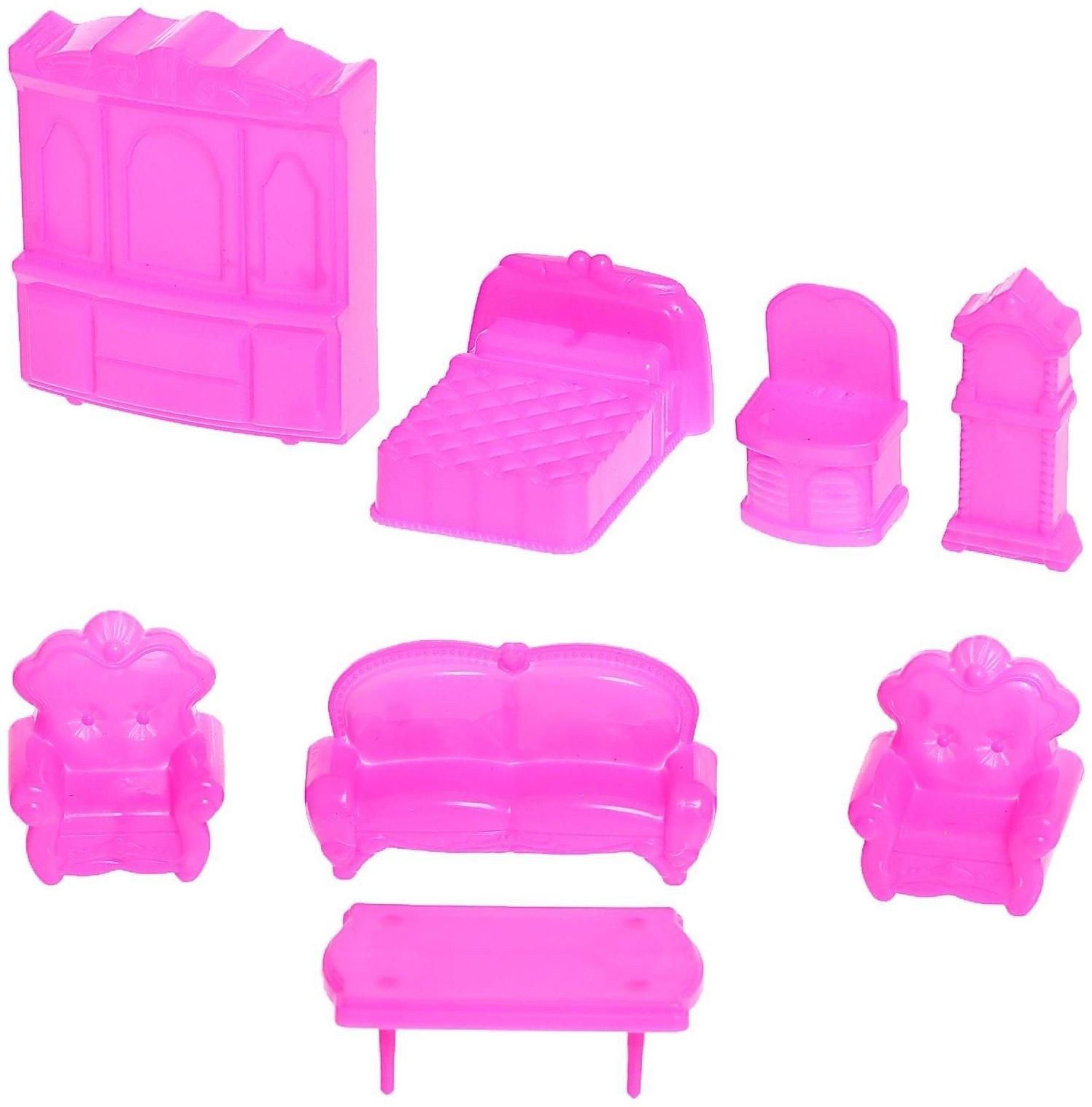 Кукольный домик «Яркая мечта», с аксессуарами